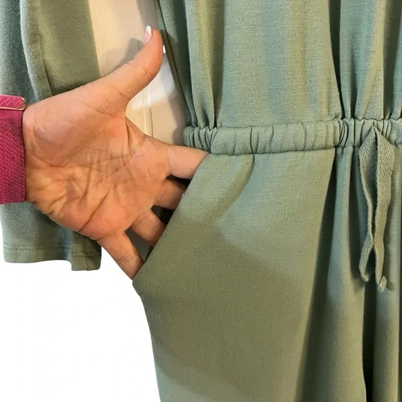 Matilda Jane Resting Day Romper Green Jumpsuit Jumper girls size 10 - Picture 6 of 9